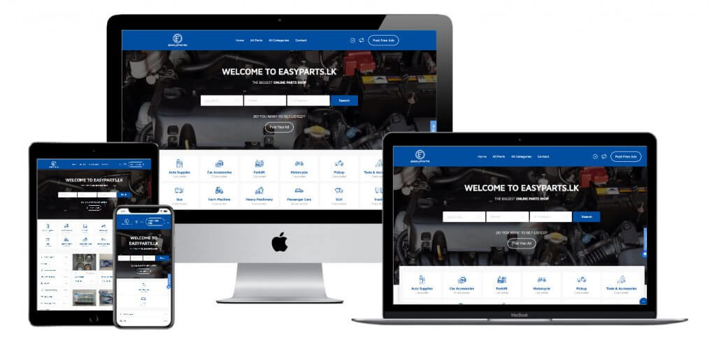 Easy Parts | Portfolio Websites | CMECK Web Design Portfolio