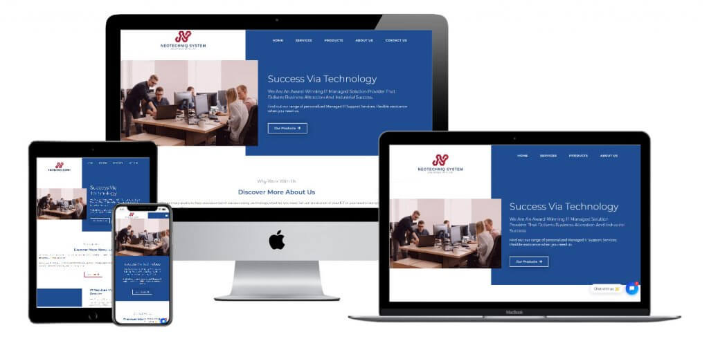 NEO Techniq | Portfolio Websites | CMECK Web Design Portfolio